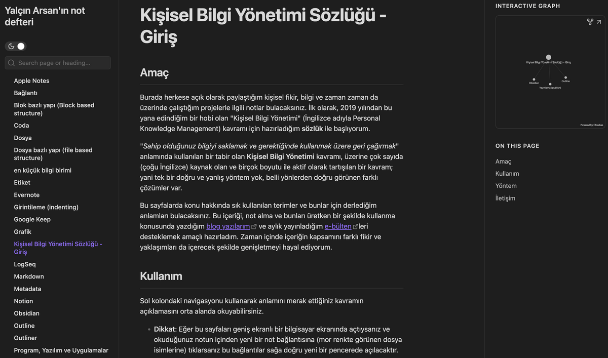 Kişisel Bilgi Yönetimi Bülten 9 - Sözlük